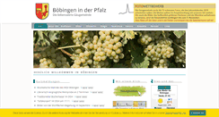 Desktop Screenshot of boebingen-pfalz.de